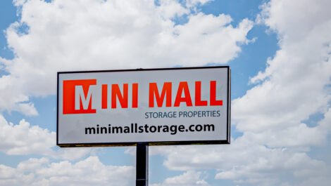 Mini Mall Storage Sign Calgary
