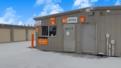 Office at self storage facility