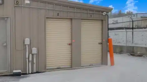 units at self storage facility