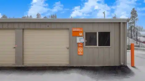 lock return at self storage facility