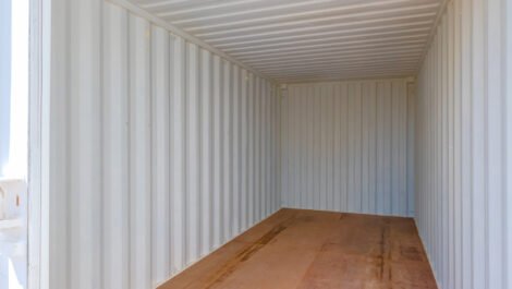Inside a Connex Storage Container