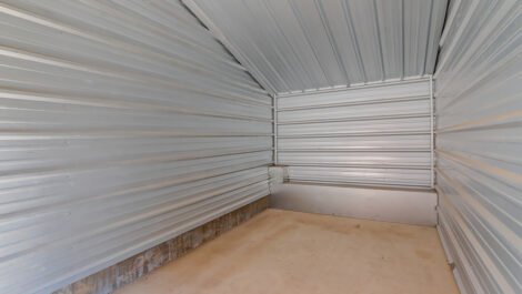 inside a storage unit