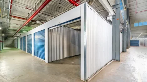 Medium size indoor self storage unit