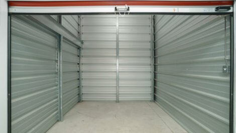 Inside self storage unit in Nepean