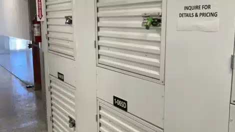 small sized self storage locker