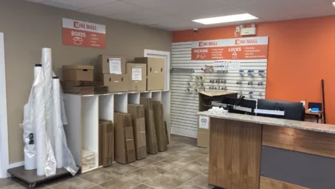 Moving supplies for sale at self storage facility