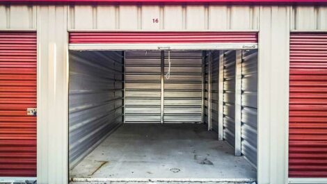 large drive up self storage unit