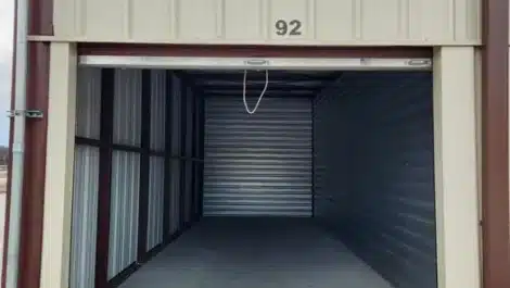 large size self storage unit