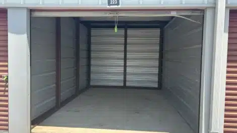 inside medium size self storage unit