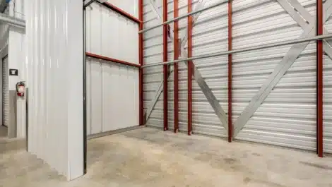 inside medium sized self storage unit