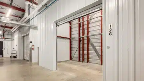 inside medium sized self storage unit