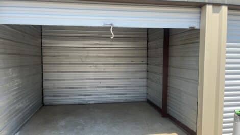 inside self storage unit