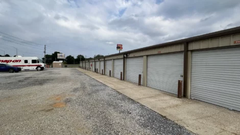 outside view of self storage units