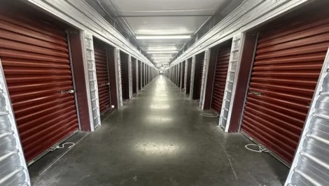 well lit, climate controlled self storage units
