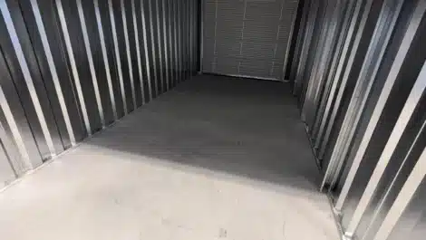 inside self storage unit