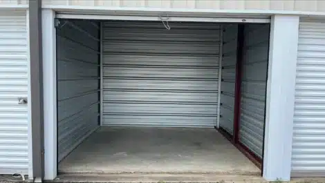 inside self storage unit