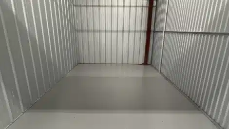 inside large self storage unit