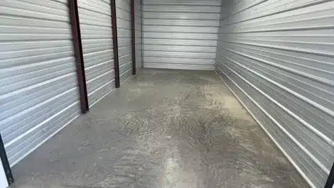 inside large self storage unit