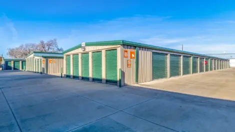 Row of self storage units in Salina