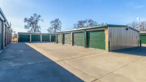 medium and large sized storage units at a self storage facility in Salina