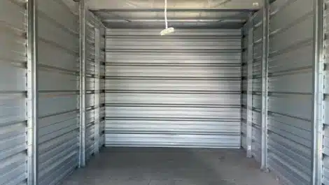 inside medium sized self storage unit