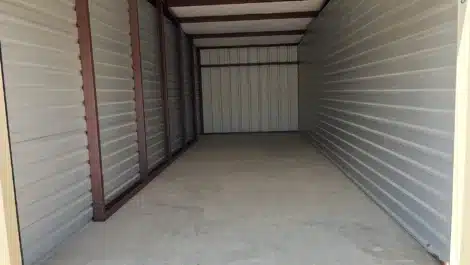 inside large self storage unit