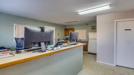Interior of the office at Mini Mall Storage Hutchinson KS