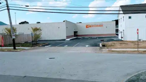 signage at self storage facility