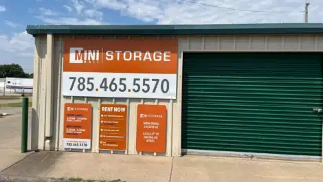 outside of self storage facility in Salina