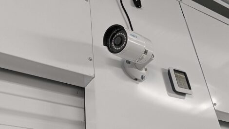 Interior security camera at Elizabethton