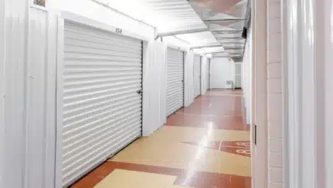 Indoor units at self storage facility