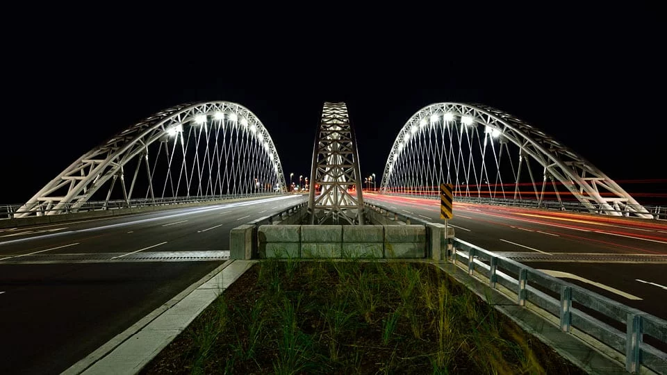 The Vimy Memorial Bridge in Barrhaven, ON