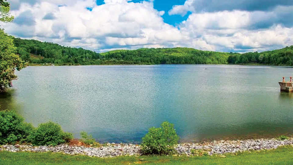 a lake in Dahlonega, Georgia