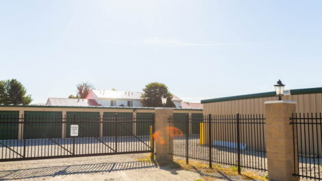 secure fenced and gated self storage facility