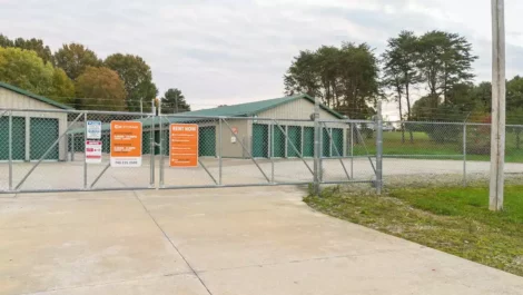 secure fenced and gated storage facility