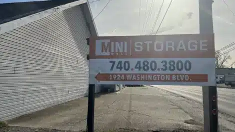 Roadside Billboard for mini mall storage facility