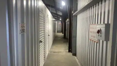 indoor units at self storage facility