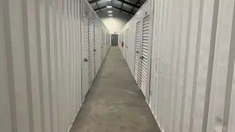 Indoor climate controlled units at self storage facility