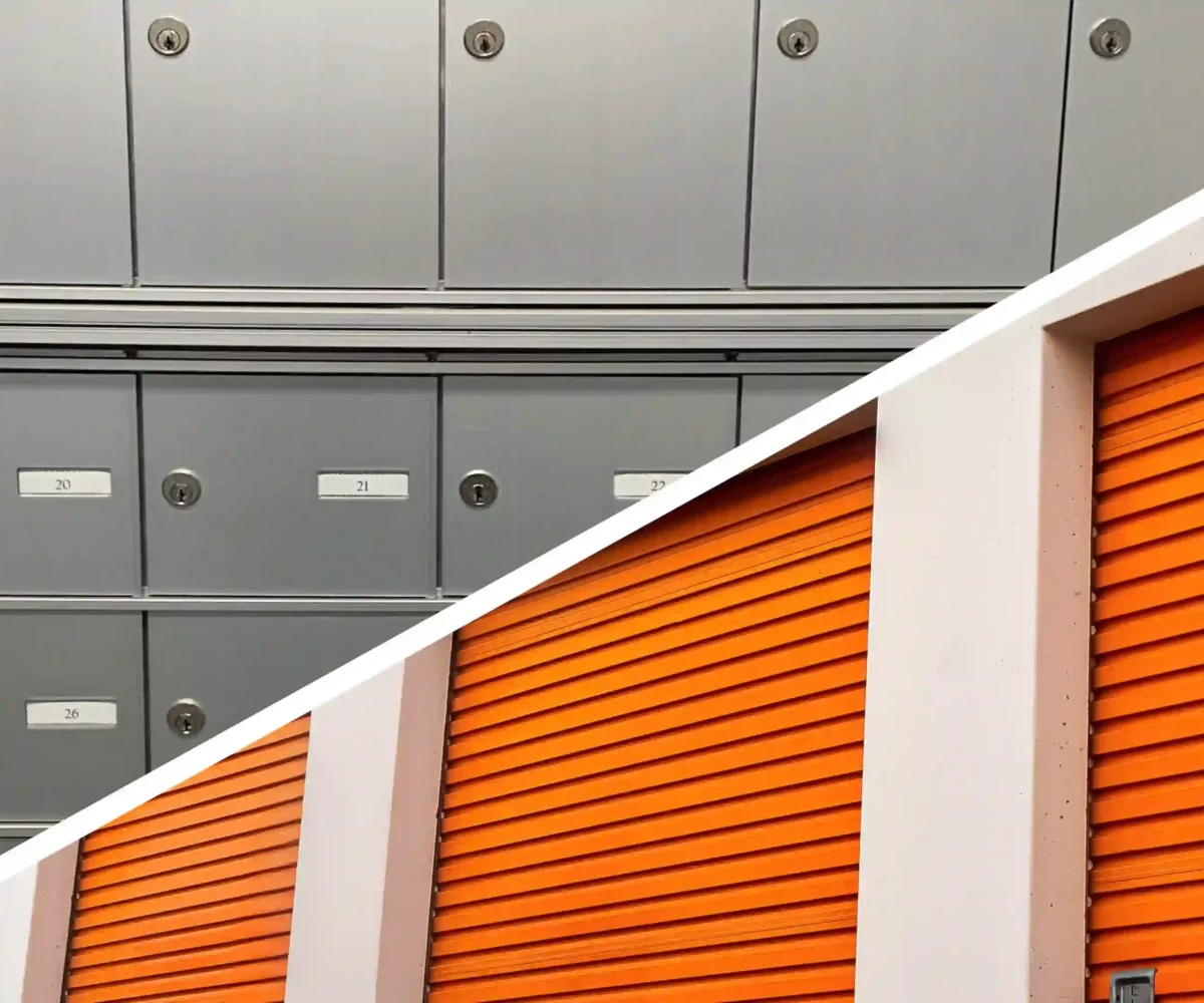 Mini mall Storage storage units vs storage lockers guide