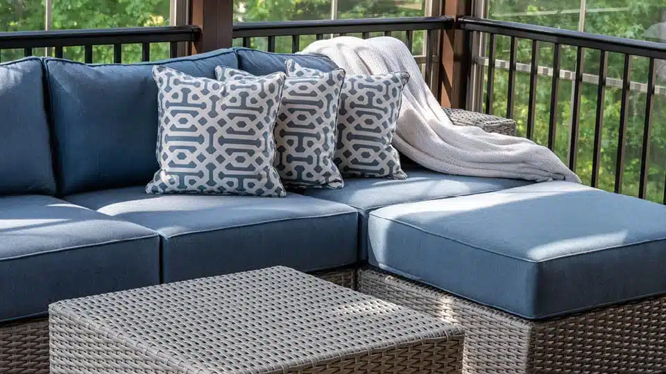 patio sofa and daybed storage