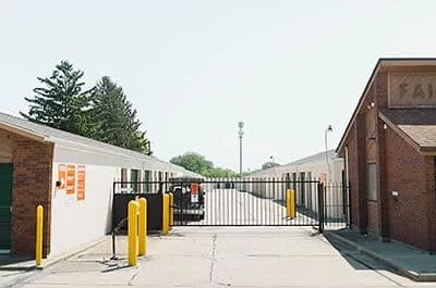 Frontgate of self storage facility