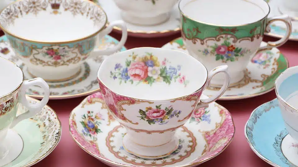 porcelain teacups