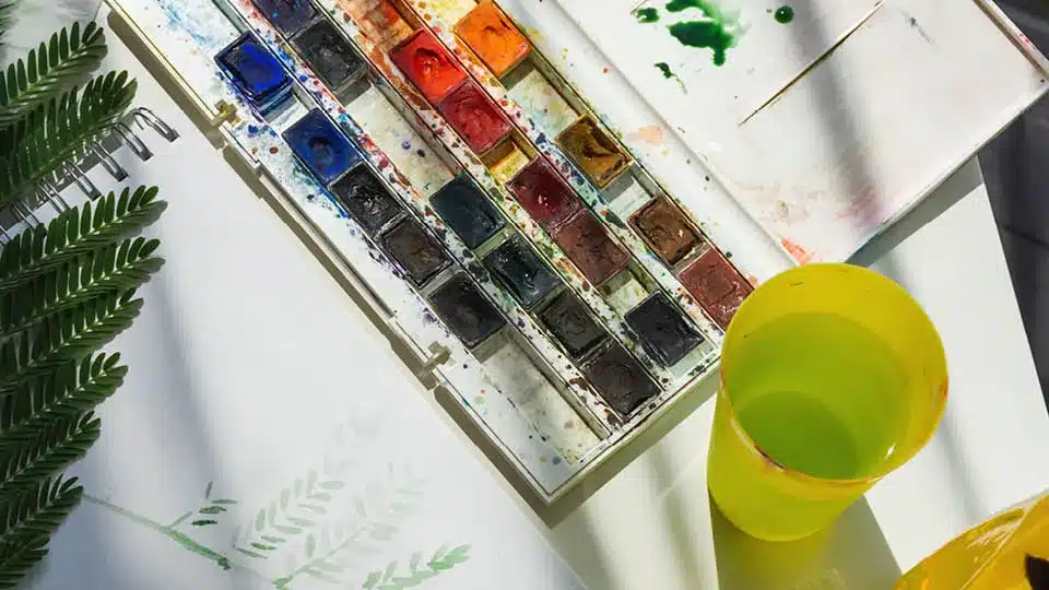 travel paint set for road trips