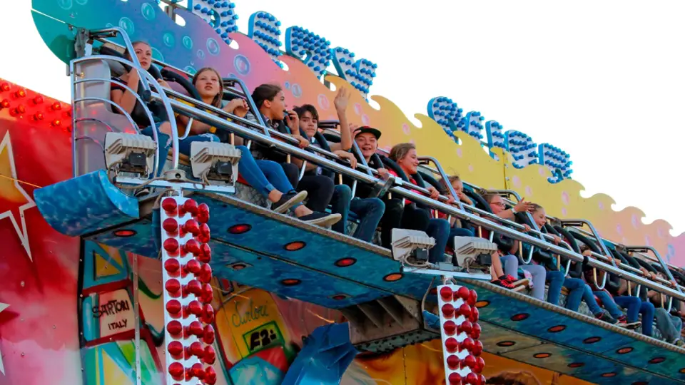 An amusement ride at the annual Richmond Fair 