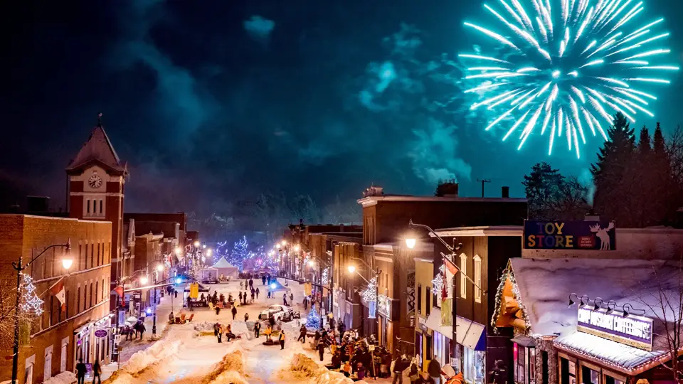 Fire and Ice Festival held in Bracebridge, ON