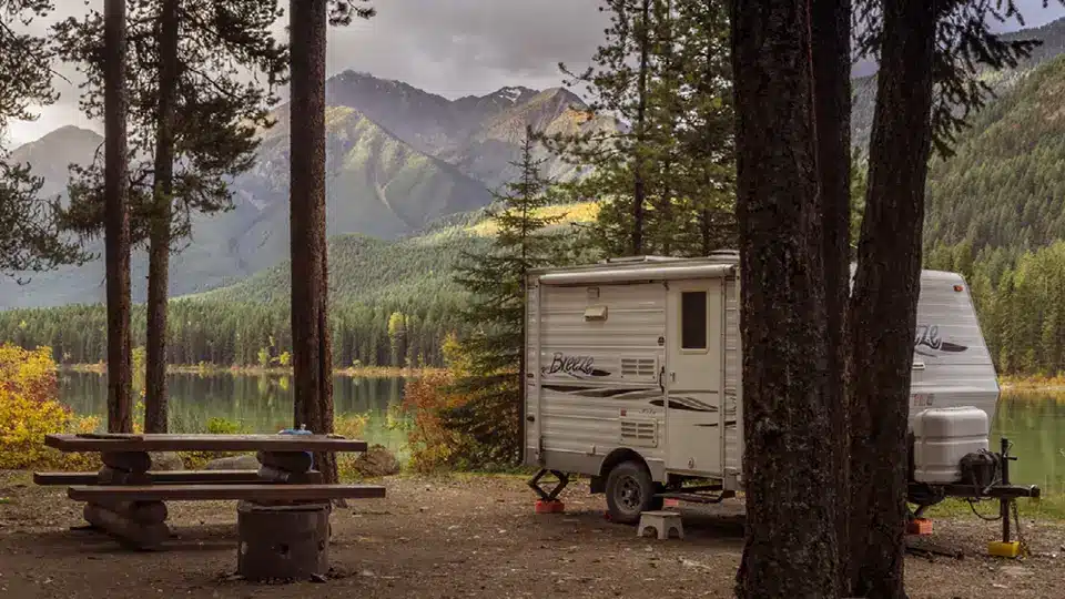 Camping at Jimsmith Lake in Cranbrook, BC