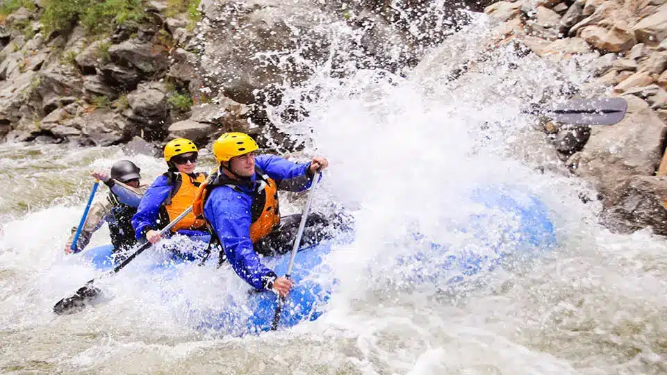 Whitewater rafting on the Salmo River