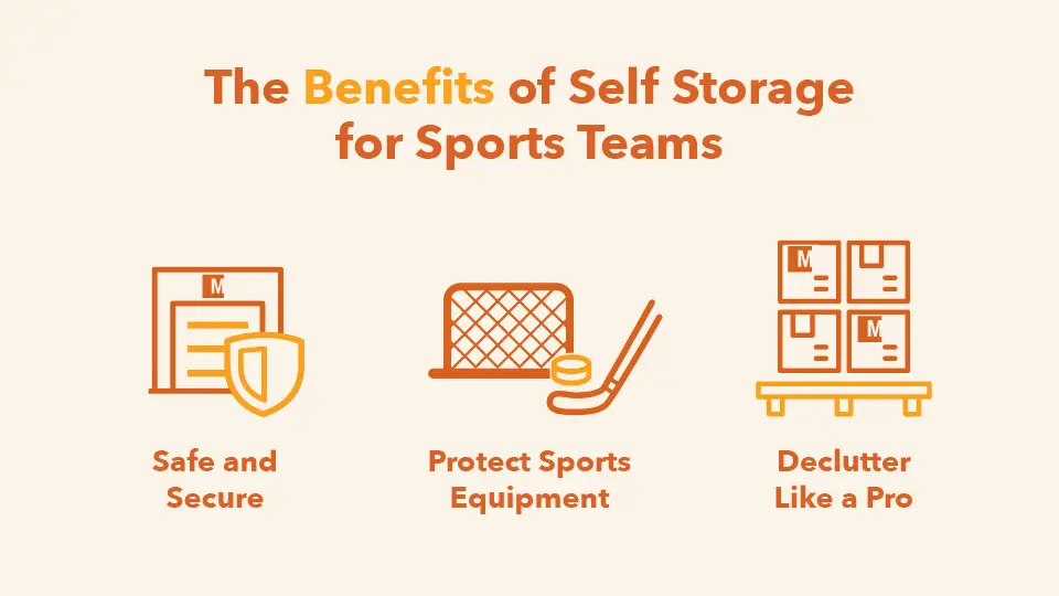 Sports equipment storage 