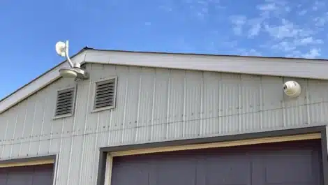 security cameras at self storage facility