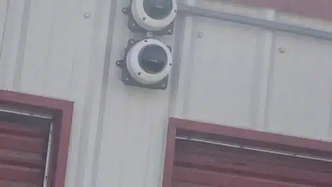 security cameras at self storage facility